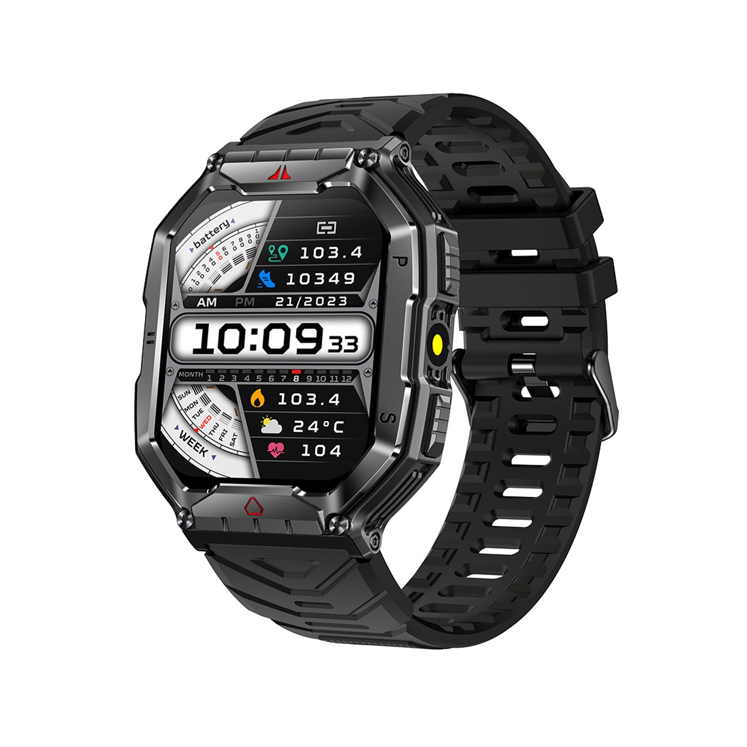 402 Outdoor Smartwatch color variant 4 front view military grade outdoor features