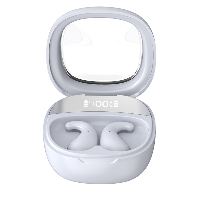 M202 Wireless Earbuds white color premium audio touch controls extended battery life