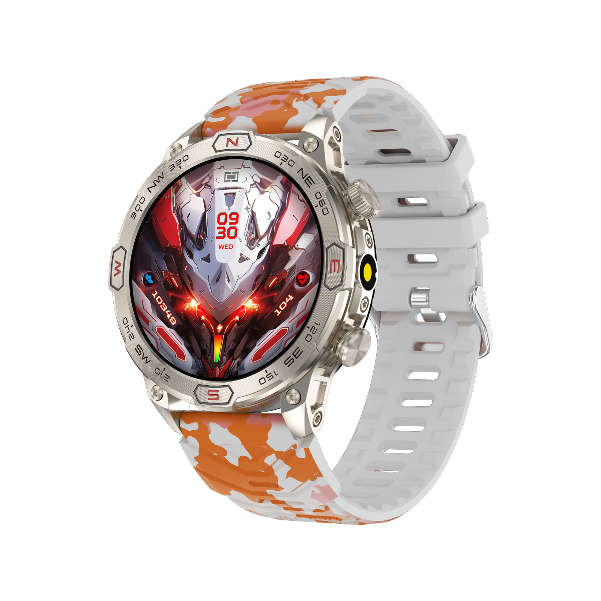 401 Smartwatch four core technologies including 1.43-inch AMOLED screen, 450mAh battery, Bluetooth calling, and REALTEK chip for superior outdoor performance