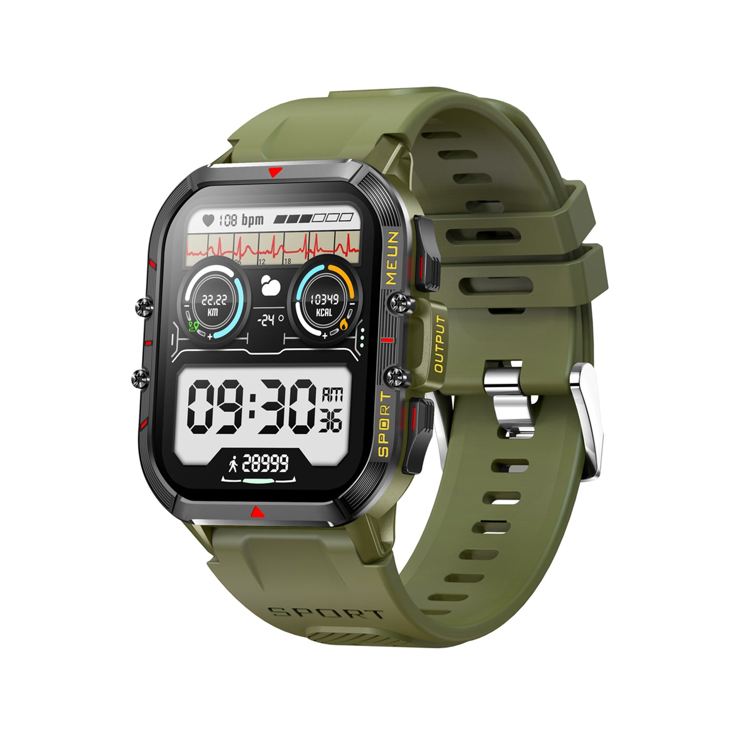 409 Smart Watch sports fitness modes 100+ activities tracking display