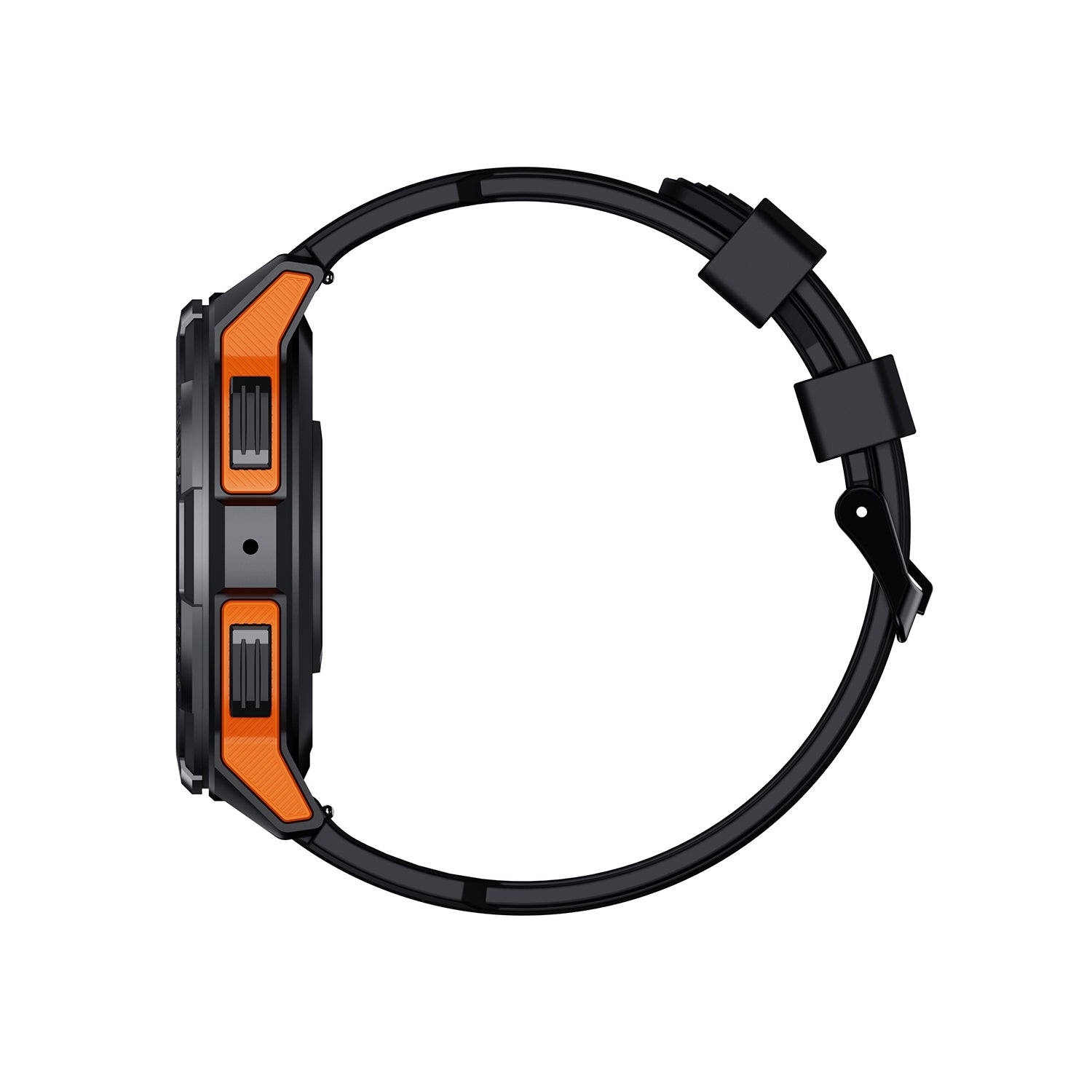502 Smart Watch C25 main product image with premium silicone strap, front view displaying endurance bastion design with 1.43-inch AMOLED always-on display and professional-grade adventure capabilities for challenging terrains