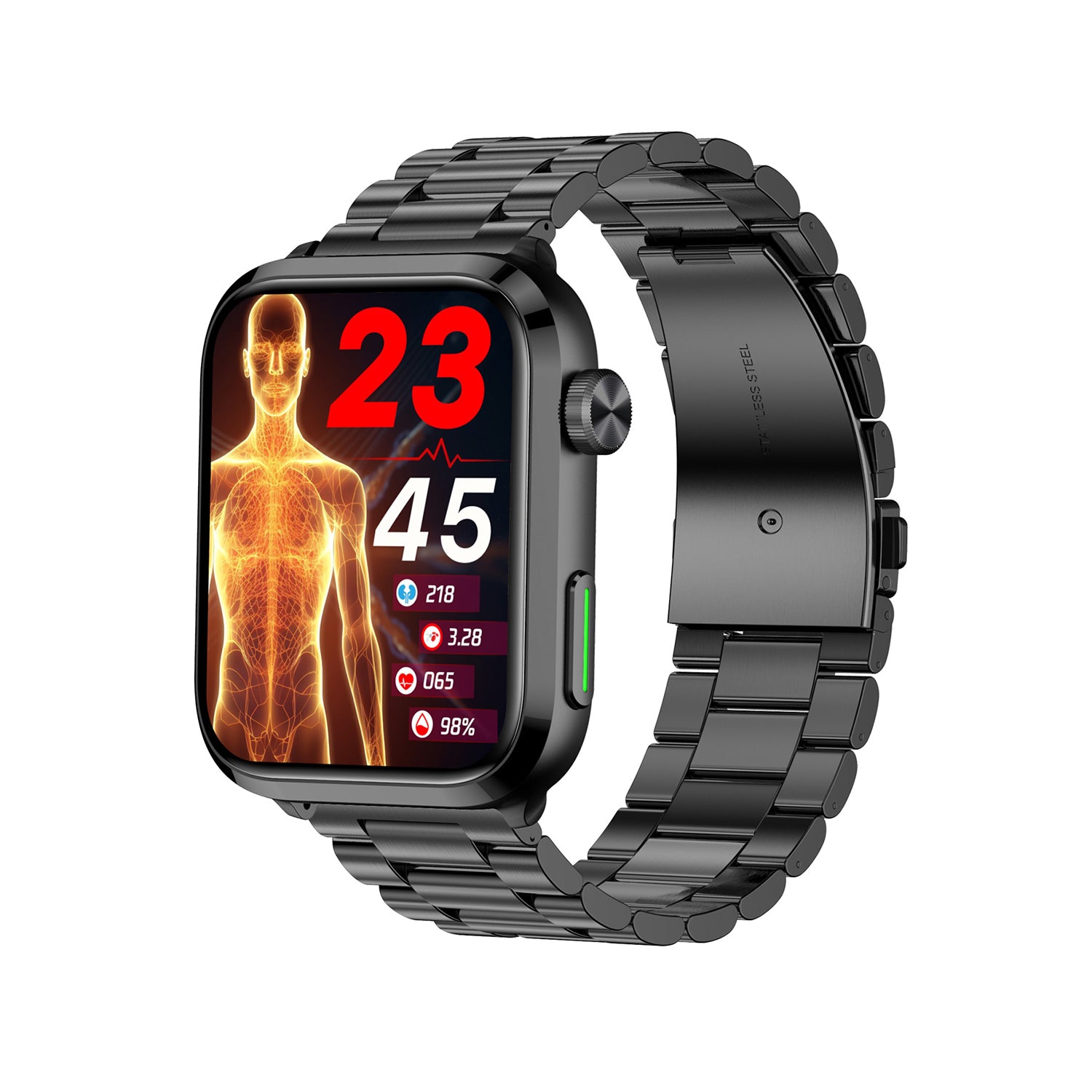 701 Smart Fitness Watch stainless steel band business wellness monitoring professional