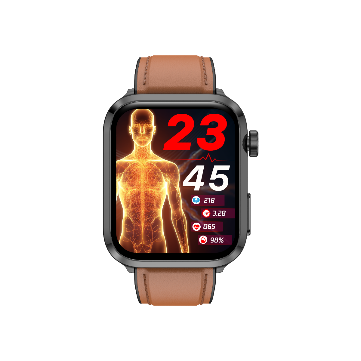 701 Smart Health Watch screen interface - health data and function menu display