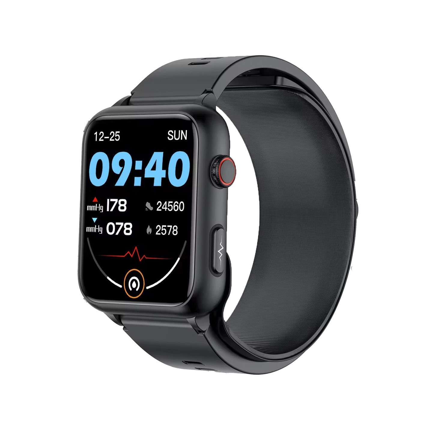 801 Smart Watch black digital display wellness tracking lifestyle heart rate monitor