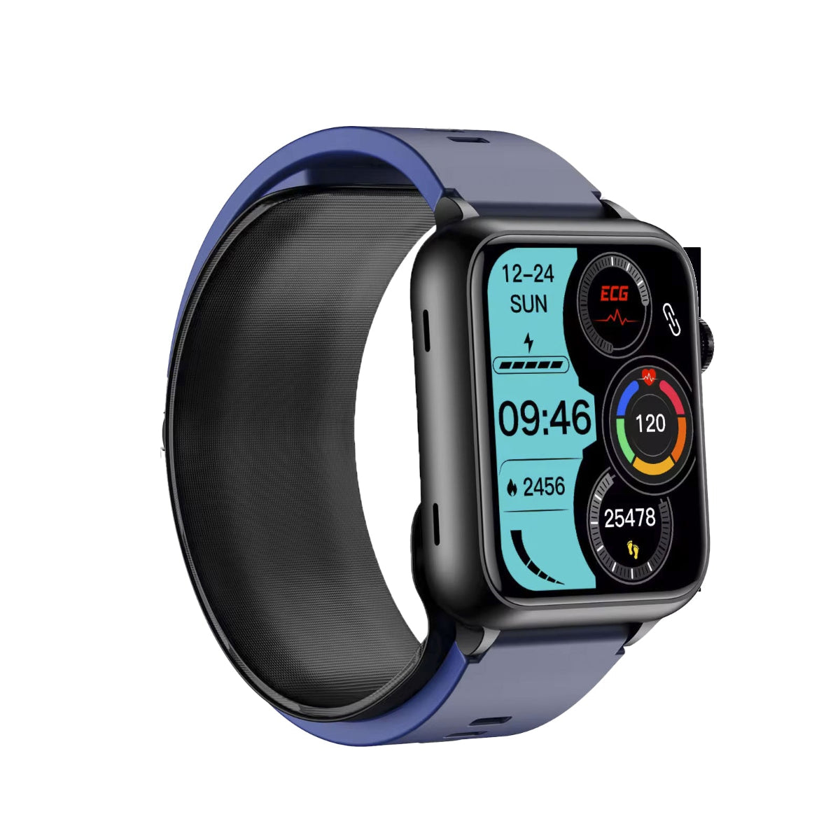 801 fitness tracker blue color detailed view