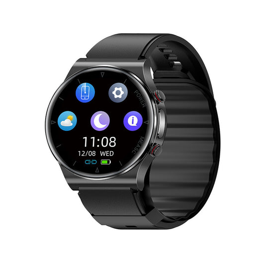 901 Fitness Tracker black color with main display featuring wellness monitoring, comprehensive fitness tracking capabilities, and lifestyle reference functions for health-conscious individuals, not for medical use
