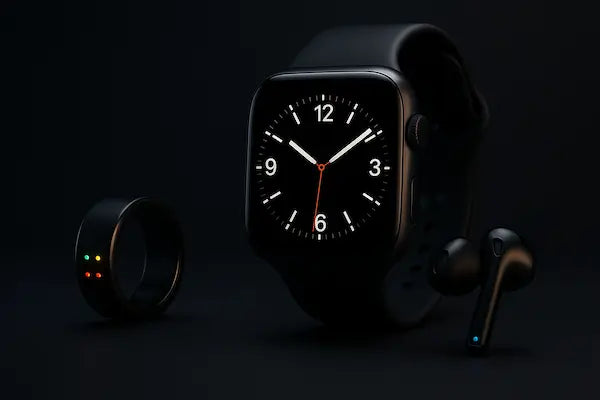 Cilzio Complete Smart Ecosystem - Smart Ring Smartwatch Wireless Earbuds Health Monitoring Fitness Tracking Solution
