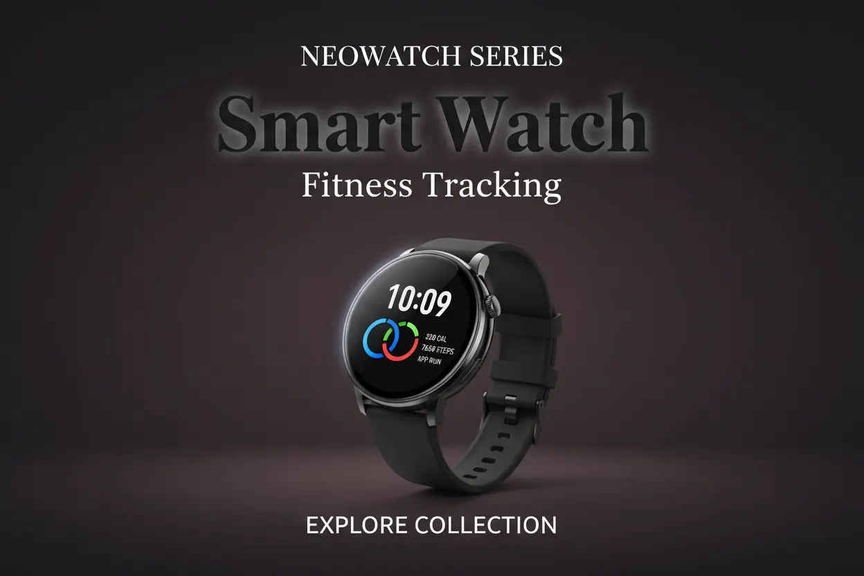 NEOWATCH Series Smart Watch, focusing on fitness tracking, helping users keep track of their 运动 status at any time.