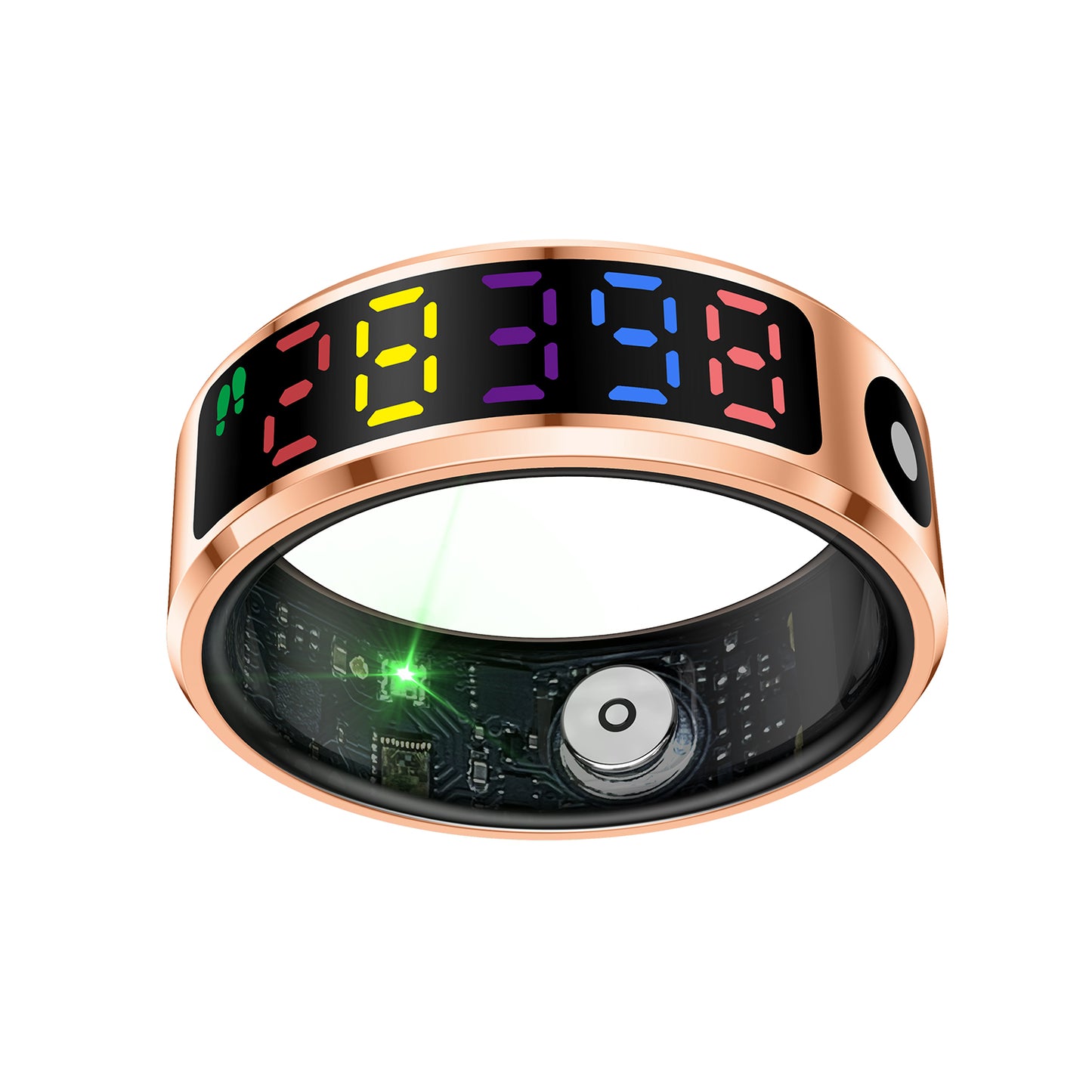 C403 Smart Ring multiple angles premium craftsmanship design showcase wellness features