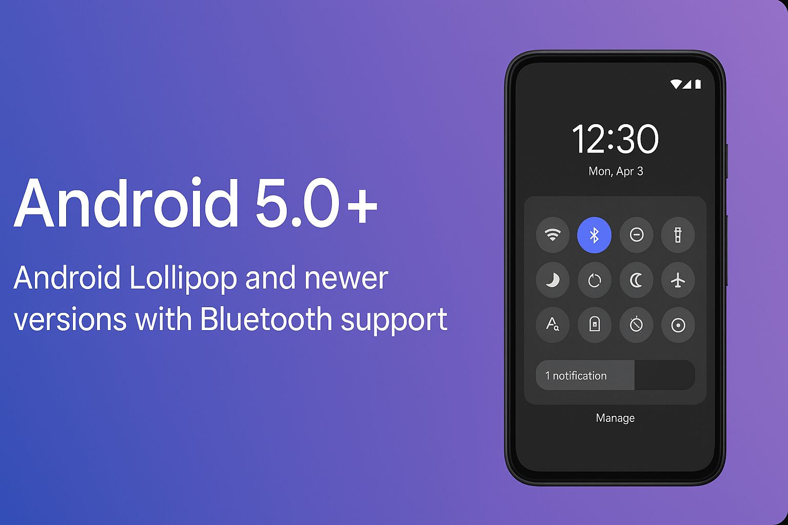 Cilzio Android 5.0+ Compatibility Lollipop Newer Versions Bluetooth Support