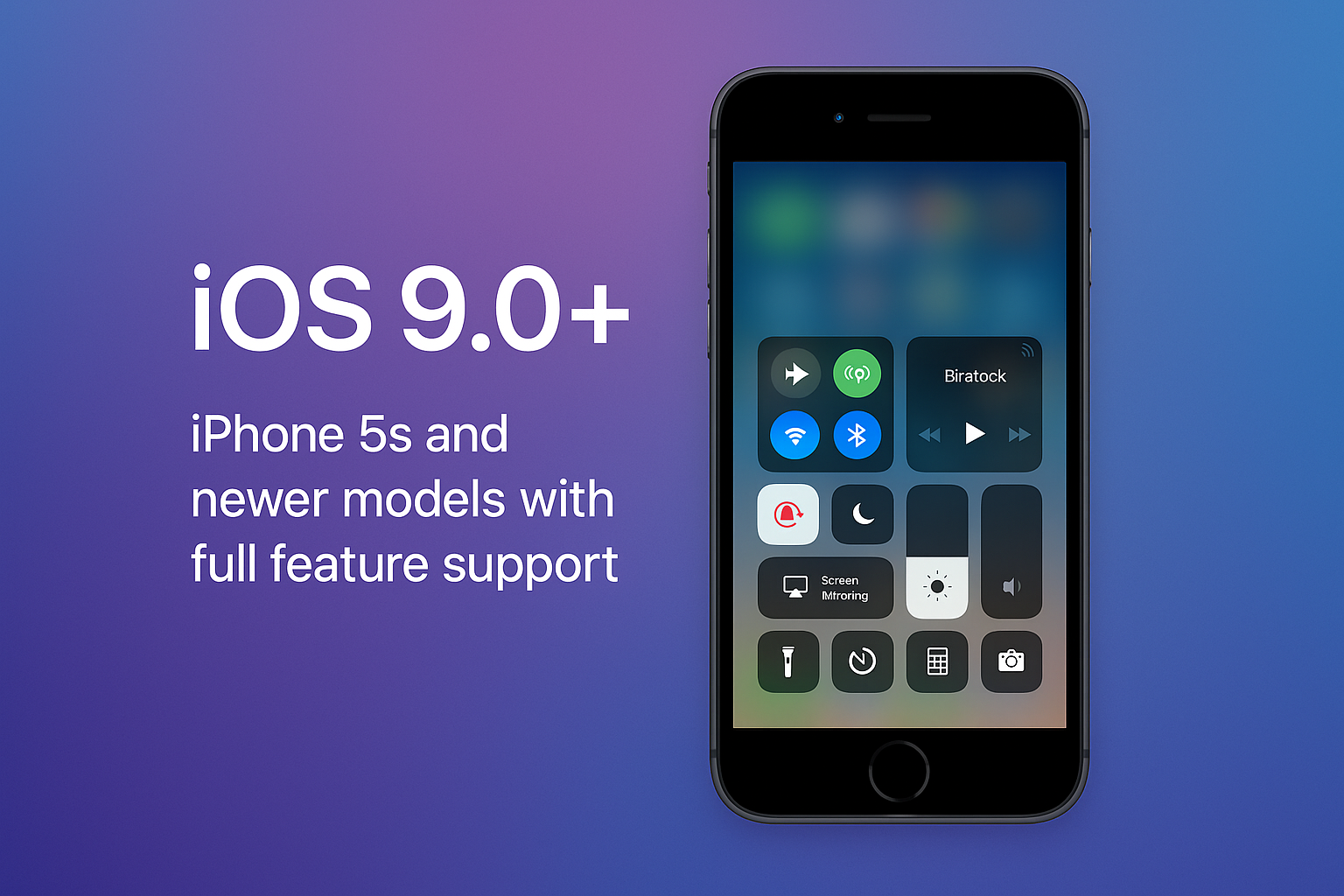 Cilzio iOS 9.0+ Compatibility iPhone 5s Newer Models Full Feature Support
