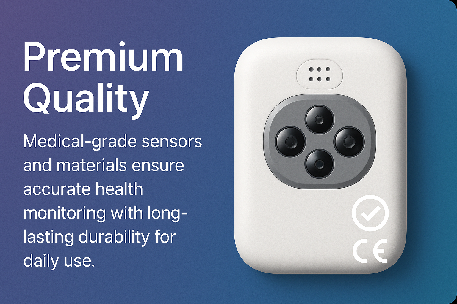 Cilzio Premium Quality Medical Grade Sensors Materials Health Monitoring Durability
