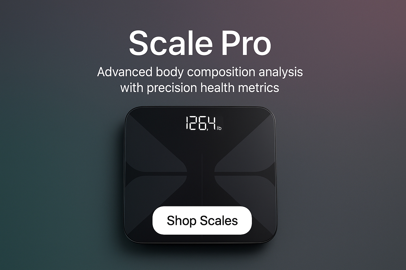 Cilzio Scale Pro Smart Body Composition Analysis Weight BMI Body Fat Muscle Mass