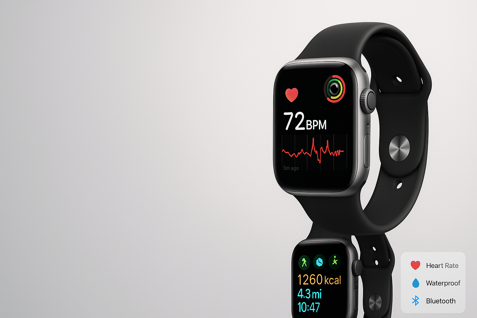 Cilzio Smartwatch Collection Desktop Banner - Heart Rate Monitor Bluetooth Calling Waterproof Features