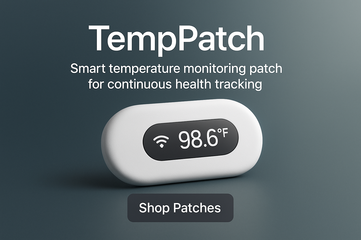 Cilzio TempPatch Smart Temperature Monitoring Patch Fever Alert 24/7 Medical Grade